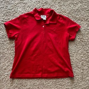 Lilly Pulitzer Red Shrunken Polo